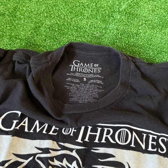 Game of Throne 3 House Symbols Short Sleeve Crewneck Graphic T-Shirt Size S - Picture 8 of 13